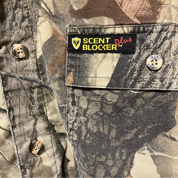 Scent Blocker Plus Frontier Button Up Camouflage Lined Shirt - Picture 5 of 10